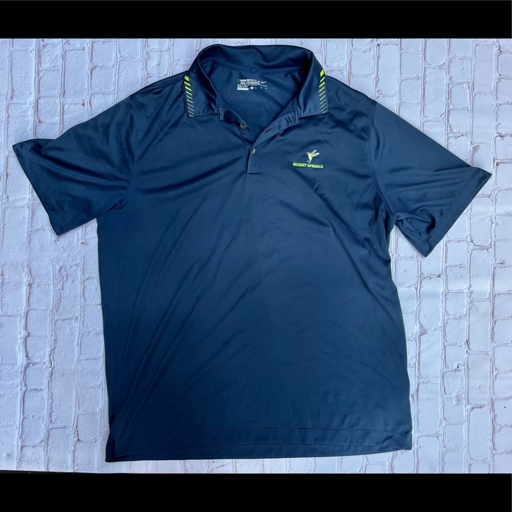 Nike Dri-Fit Tour Performance Golf Polo - Desert Springs Edition, Blue, XL